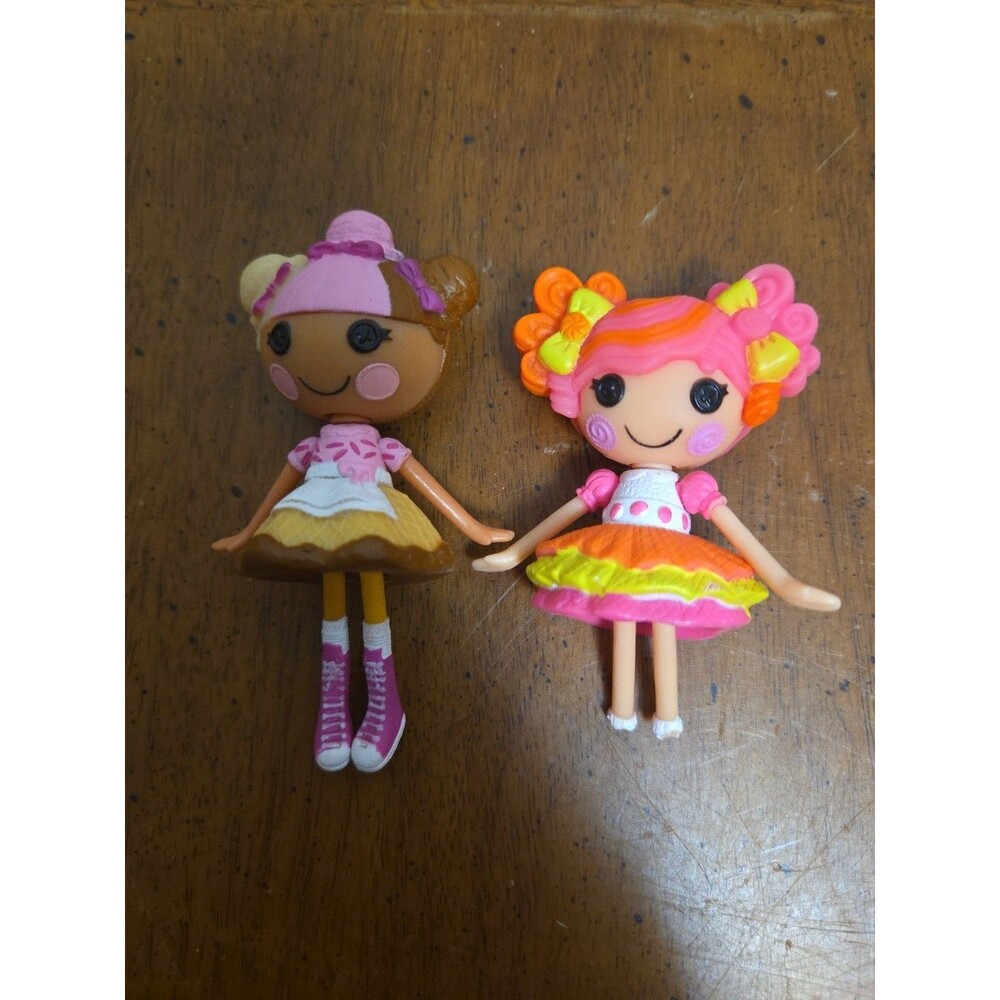 Lalaloopsy Mini Sweetie Candy Ribbon Scoops Waffle Cone 3” Doll Lot